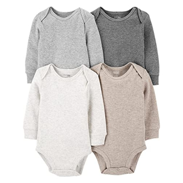 Carter's 4-Pack Long-Sleeve Thermal Bodysuits for Babies