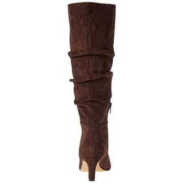 The Drop Women's Gertie Suede Slouchy Boot, Coffee Bean, 10