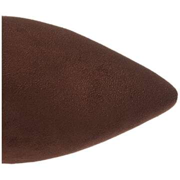 The Drop Women's Gertie Suede Slouchy Boot, Coffee Bean, 10