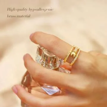 Elletwinkle Tope ring, size 5-13