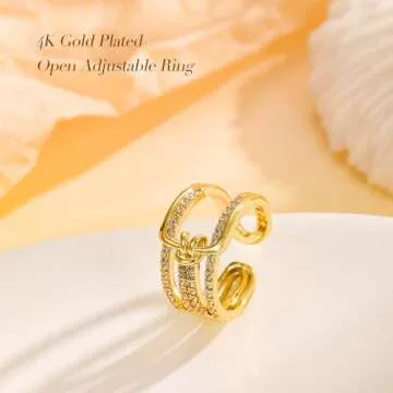 Elletwinkle Tope ring, size 5-13