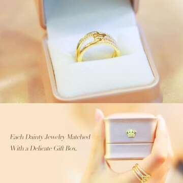 Elletwinkle Tope ring, size 5-13