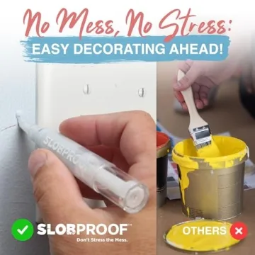 Slobproof Refillable Touch-Up Paint Pens for Home Maintenance