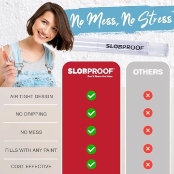 Slobproof Refillable Touch-Up Paint Pens for Home Maintenance