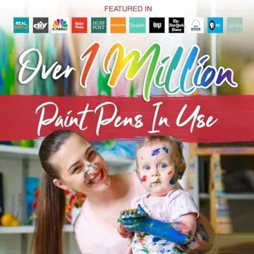 Slobproof Refillable Touch-Up Paint Pens for Home Maintenance