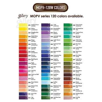 Mungyo Soft Oil Pastels Set of 120 - Vibrant Colors in Wood Box