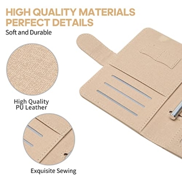 MCmolis RFID Blocking Passport Vaccine Card Holder Travel Organizer