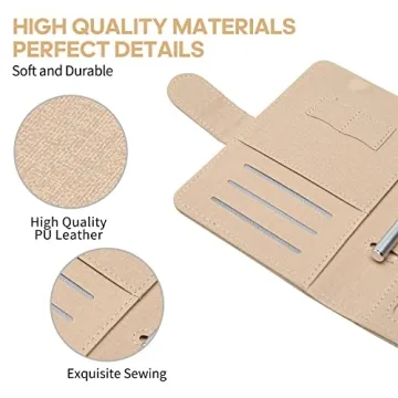 MCmolis RFID Blocking Passport Vaccine Card Holder Travel Organizer