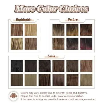 FESHFEN Invisible Wire Hair Extensions with Transparent Headband Adjustable Size One Piece Synthetic Long Curly Wavy Secret Hairpieces for Women, 18 inch