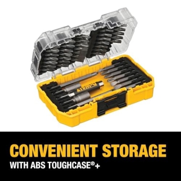 DEWALT 45-Piece Screwdriver Bit Set with Tough Case