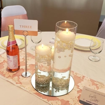 Clear Thick Cylinder Glass Vase for Weddings and Home Decor