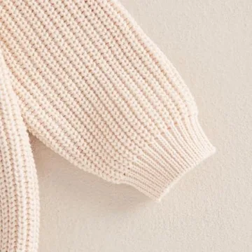 Dewadbow Toddler Valentine's Day Embroidered Sweater