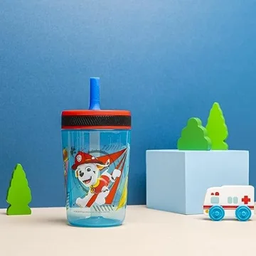 Zak Designs Paw Patrol Toddler Tumblers - 15oz Leak-Proof