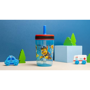 Zak Designs Paw Patrol Toddler Tumblers - 15oz Leak-Proof