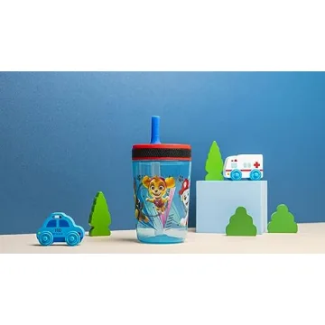 Zak Designs Paw Patrol Toddler Tumblers - 15oz Leak-Proof