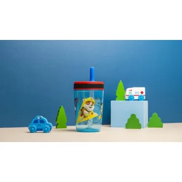 Zak Designs Paw Patrol Toddler Tumblers - 15oz Leak-Proof