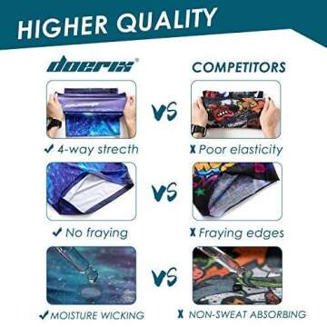 Doerix Neck Gaiter: Stylish and Multifunctional Face Mask