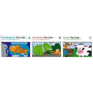 Explode The Code - 3 Books - A, Get Ready, B, Get Set & C, Go For The Code
