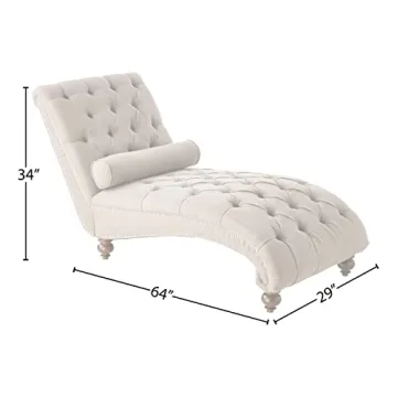 Stylish BELLEZE Modern Chaise Lounge for Elegant Homes