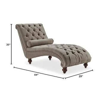 Stylish BELLEZE Modern Chaise Lounge for Elegant Homes