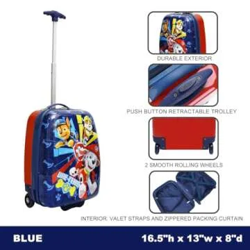 Bioworld Paw Patrol Travel Roller Suitcase