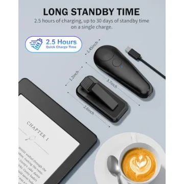 UNIBITRI RF Remote Control Page Turner for Comfortable Reading