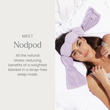 Nodpod Gentle Pressure Sleep Mask for Travel and Relaxation