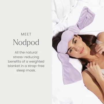 Nodpod Gentle Pressure Sleep Mask for Travel and Relaxation
