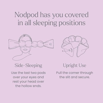 Nodpod Gentle Pressure Sleep Mask for Travel and Relaxation