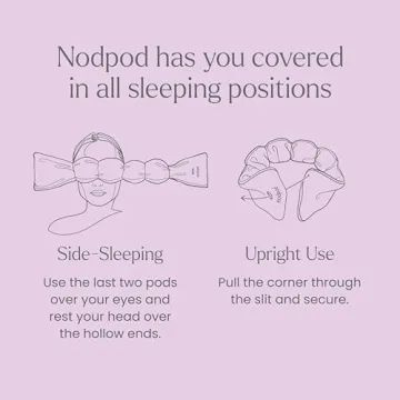 Nodpod Gentle Pressure Sleep Mask for Travel and Relaxation