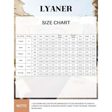 LYANER Women's V Neck Stripe High Waist Puff Short Sleeve Tiered Ruffle Hem Swing Midi Dress Blue Small