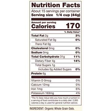 Bob's Red Mill Gluten Free Organic Steel Cut Oats, 24oz (Pack of 1) - Non GMO, Whole Grain, Vegan, Kosher