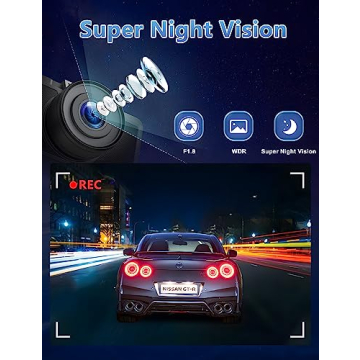 Otovoda Dash Cam 2.5K+1080P Front & Rear with WiFi