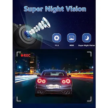 Otovoda Dash Cam 2.5K+1080P Front & Rear with WiFi