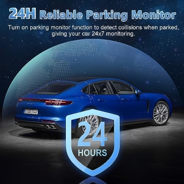 Otovoda Dash Cam 2.5K+1080P Front & Rear with WiFi