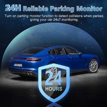 Otovoda Dash Cam 2.5K+1080P Front & Rear with WiFi