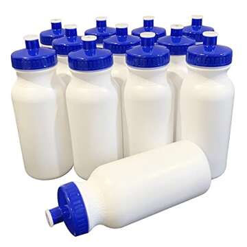 Zeens 20pk USA Made Reusable Water Bottles Bulk