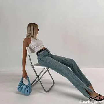 JW PEI Women's Gabbi Ruched Hobo Handbag - Peacock Blue