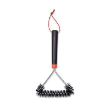 Weber Three-Sided Grill Brush for Easy Cleaning