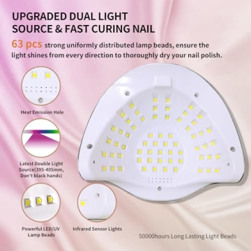 MIRAGE LAYON UV LED Nail Lamp for Quick Gel Curing