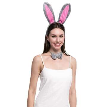 Bunny Accessories Set for Fun Halloween Costume Ideas