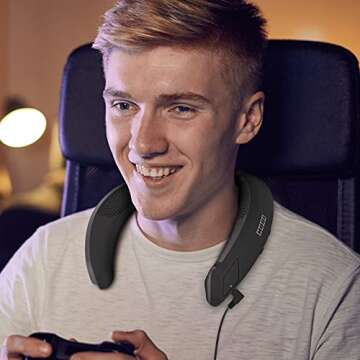 HORI 3D Surround Gaming Neckset - Wearable Speaker with Voice Chat Designed for Xbox Series X|S - Xbox Series X