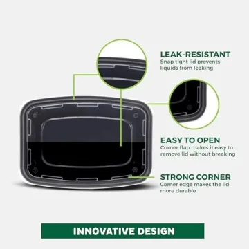 Freshware Meal Prep Containers 150 Pack BPA Free Food Storage