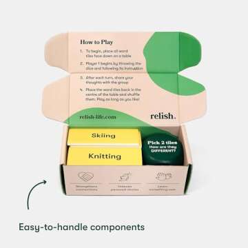 Relish - Dementia Game, Link & Think Hobbies Conversation Card Game - Alzheimer's Activities & Products, Games & Toys for Elderly/Seniors