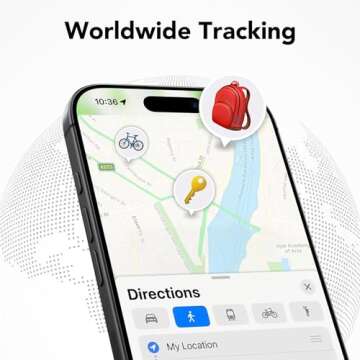 Air Tags 4 Pack Bluetooth Tracker for Apple Find My App