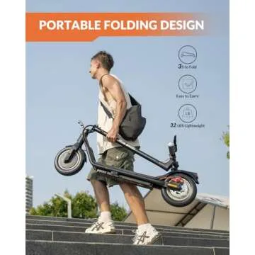 5TH WHEEL V20 Pro Electric Scooter with Turn Signals - 350W Motor &18 Mph, APP Support, 10" Tires, Dual Braking System and Cruise Control, Folding Commuter Electric Scooter for Adults and Teens