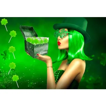 St. Patrick's Day Green Shamrock Lollipops, 50-Pack