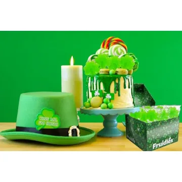 St. Patrick's Day Green Shamrock Lollipops, 50-Pack
