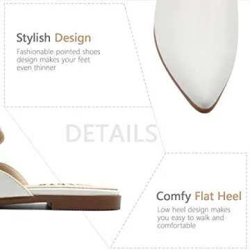 Maypie Women’s Flat Mules - Stylish & Comfortable Loafers