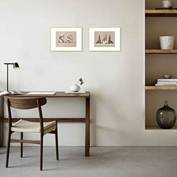 Frametory Gold Aluminum Frame 12x16 for Art Prints